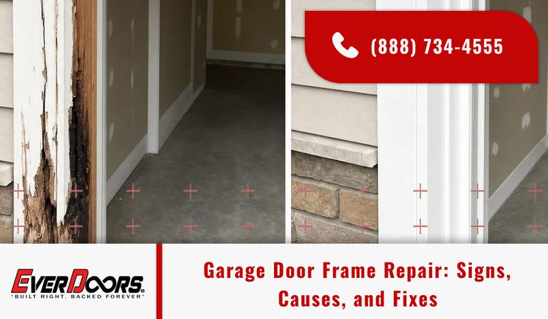 Garage Door Frame Repair: Signs, Causes, and Fixes